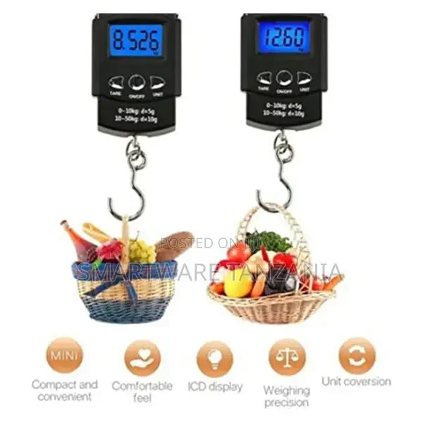 110lb 50kg LCD Digital Electronic Luggage Hanging Scale