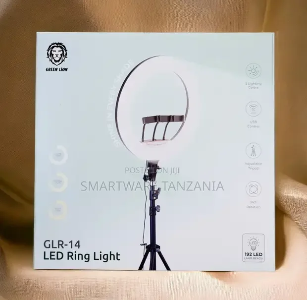 14 Selfie Led Ring Light With Tripod Stand For Live Stream