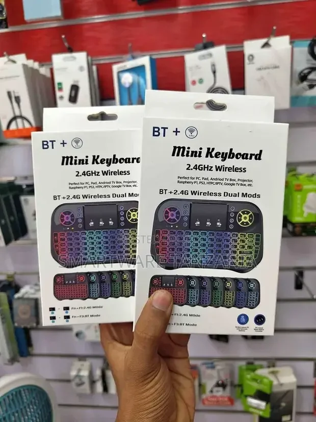 2.4ghz Mini Wireless Smart TV Keyboard With Touchpad Mouse