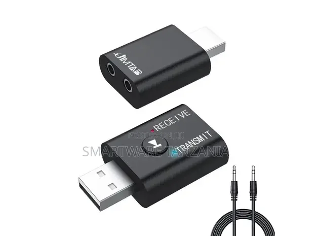 2 In 1 USB Bluetooth Adapter, BT 5.0 Transmitter Receiver