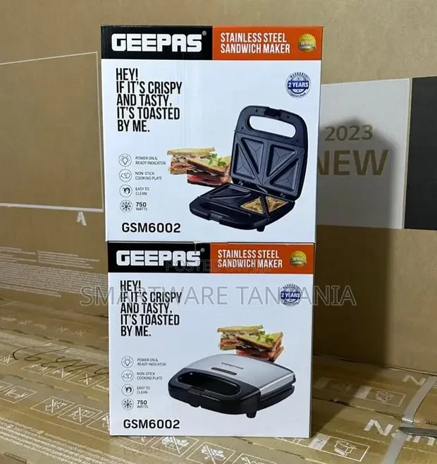 2-slice Non-stick Panini Sandwich Toasting Press Grill
