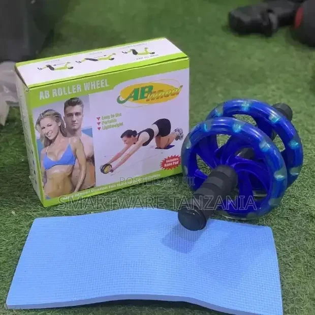 Ab Wheel Exercise Equipment For Core Workout With Knee Pad