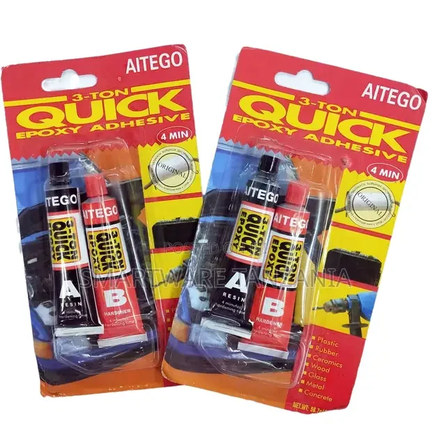 Aitego 3-Ton Quick Epoxy Adhesive Ab Glue 4 Min Two Pack