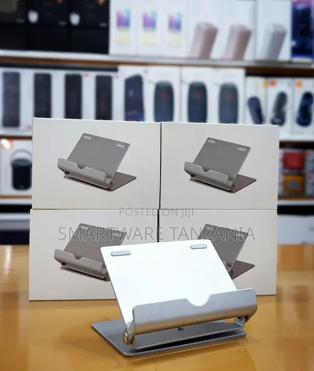 Aluminum Foldable Phone Tablet Stand Adjustable Angle Desktop Holder