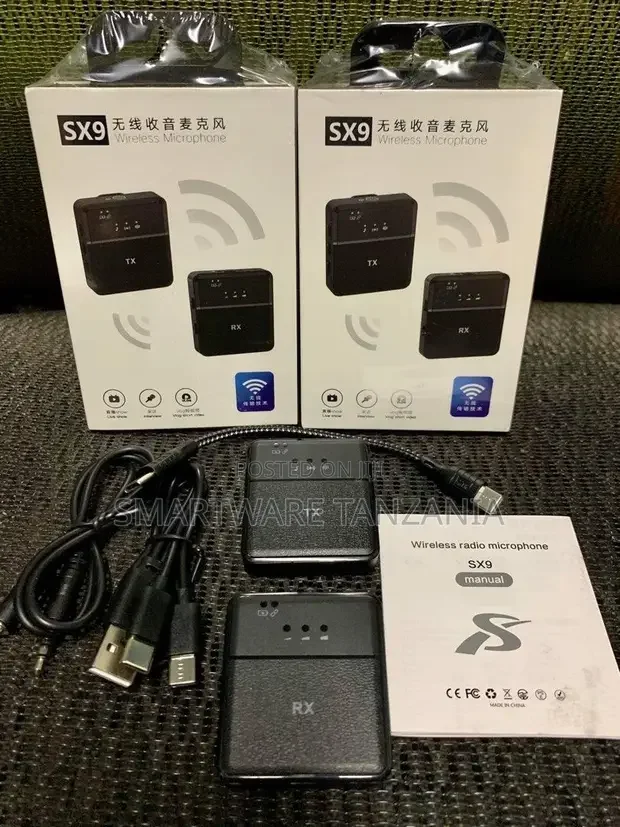 AndroidiPhone 3 In 1 Wireless Microphone Audio Video Mic