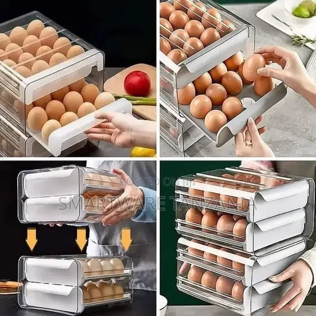 Automatic Forward Egg Box Fridge Egg Drawer Egg Tray Egg Box