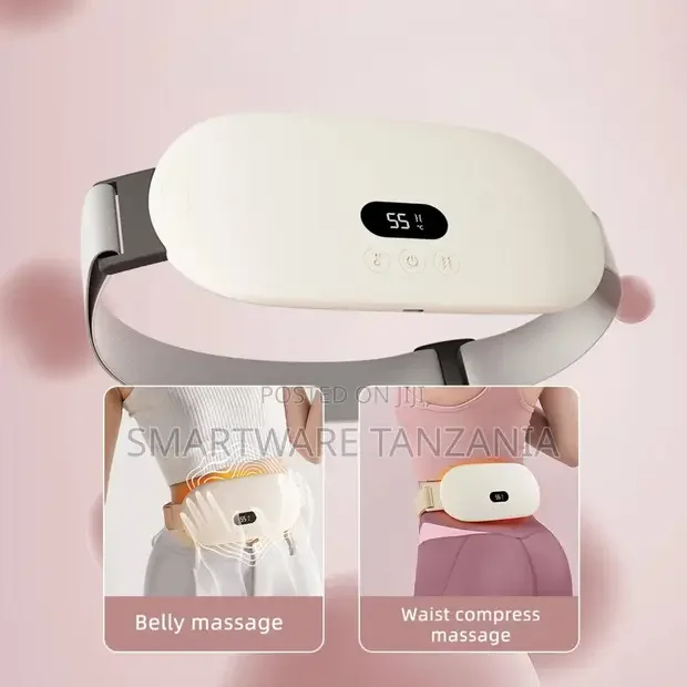 Back Massager Belt For Waist Period Cramps Relief Heat Pad