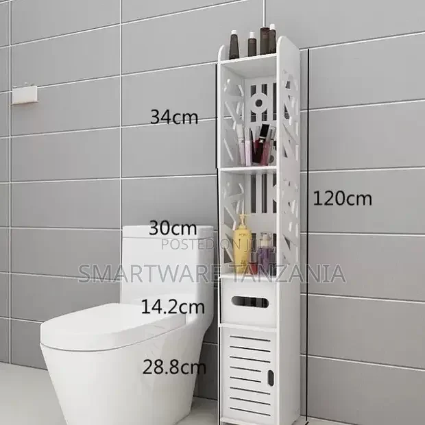 Bathroom Shelf Rack Bathroom Storage Cabinet Drawer Trash