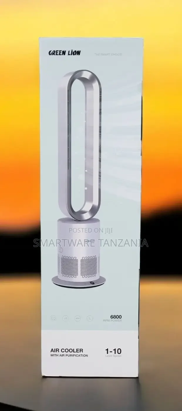 Bladeless Tower Fan, Portable Cooling Fan With Remote Control