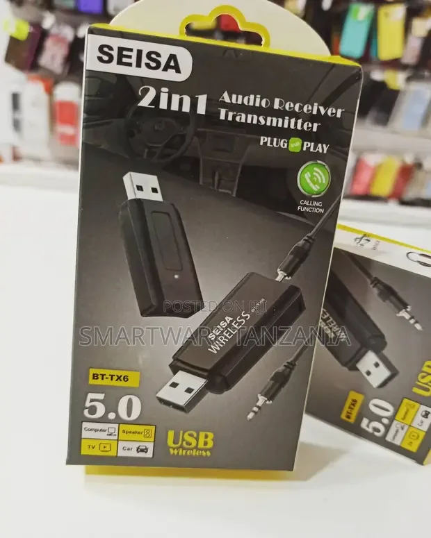 Bluetooth Aux Adapter Wireless Music Streaming For Home, Car
