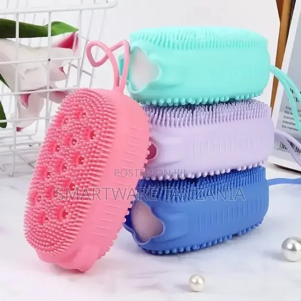 Bubble Bath Brush, Silicone Bath Body Brush, Ultra-Soft