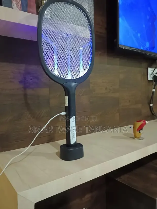 Classic Mosquito Racket With Rechargeable Insect Killer Bat