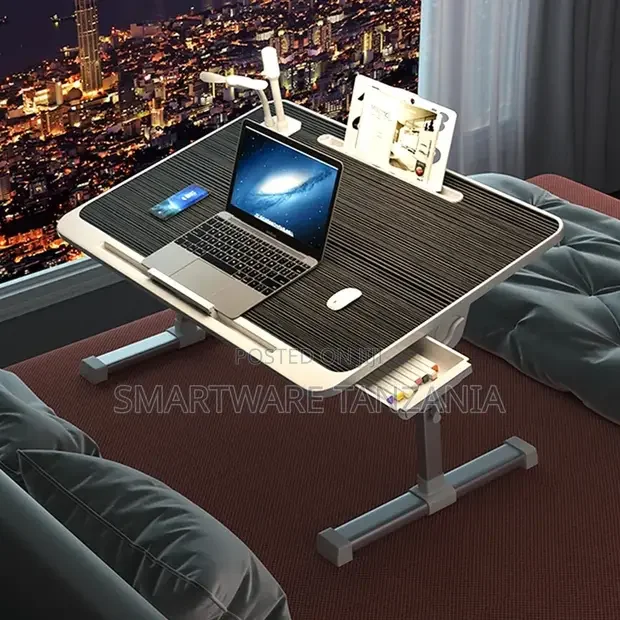 Computer Desk To Be Folded And Rising To Lower Student Table
