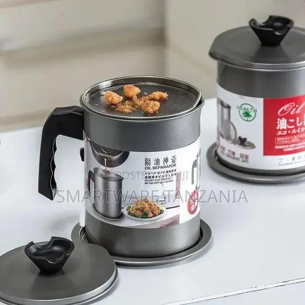 Cooking Oil Pot Grease Container Storage Tank Oil Filter