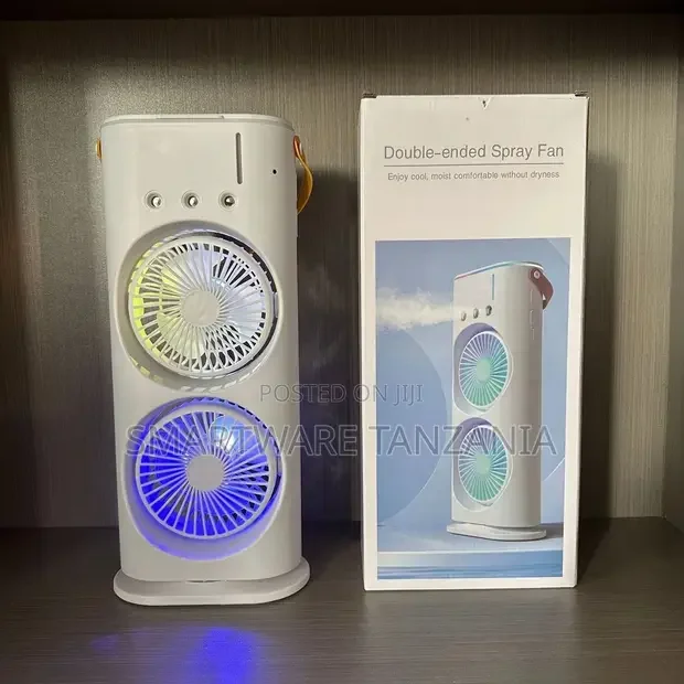 Double-ended Spray Fan With Portable Light Humidifier