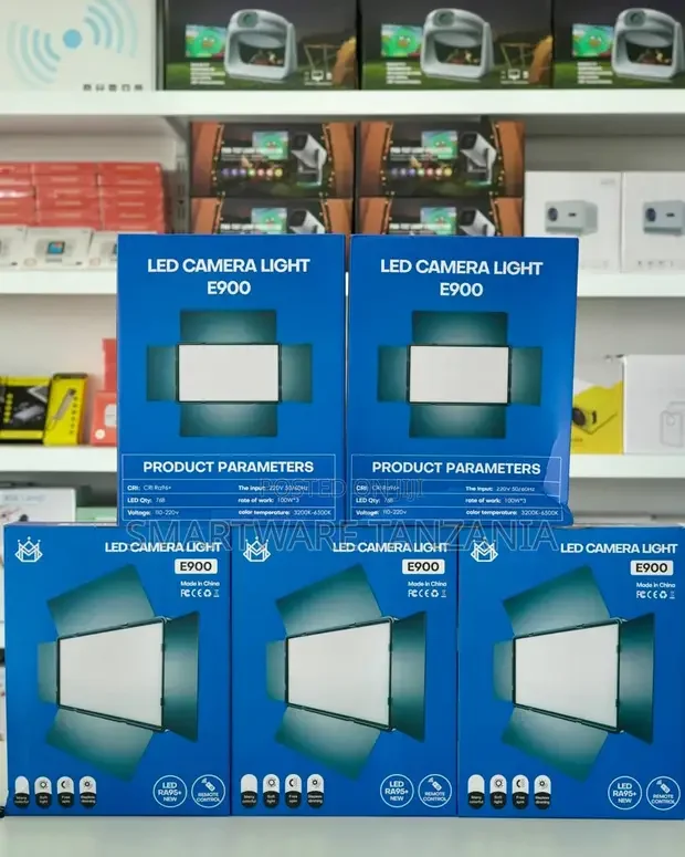 E900 Led Camera Light Panel 768 Leds Cri96+ Professional Studio