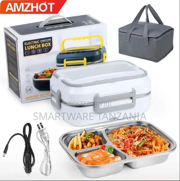 Electric Lunch Box, 1.5L Portable Food Warmer Heater