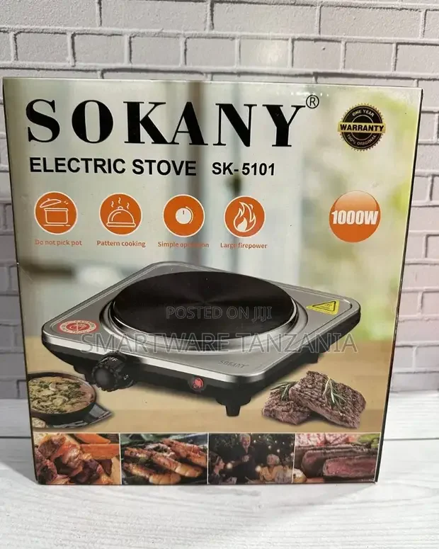 Electric Single Burner Hotplate, Home Cooking Stove Heater