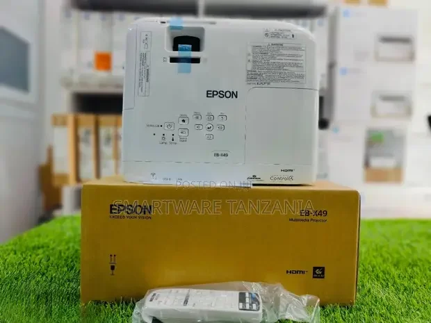 Epson Eb-X49 Xga 3lcd Projector Bright 3600 Lumens, Hdmi Wi-Fi