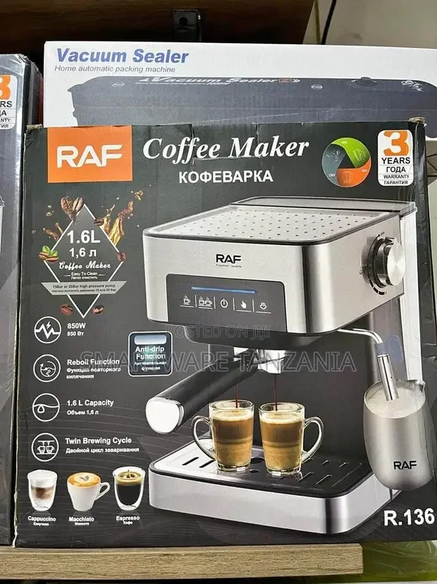 Espresso  Latte Coffee And Cappuccino Machine, Milk Frother