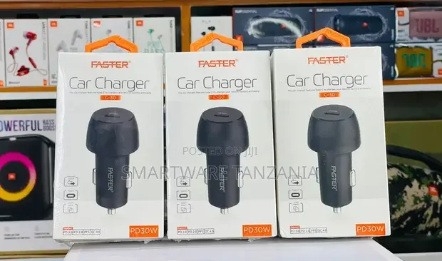Faster C-30 Car Charger Pd 30w Type-c Fast Charging Adapter Usb