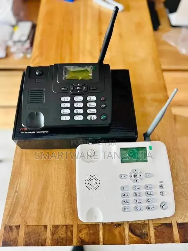 Fixed Line Phone Supports Single Sim Card With Desktop Phone