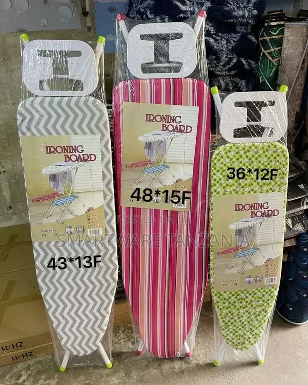Foldable Ironing Board With Heat Resistant Cover Metal Frame