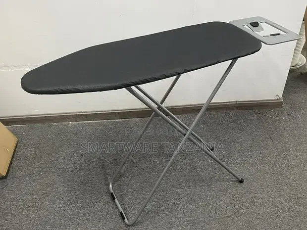 Folding Wood and Steel Ironing BoardIron Table Holder