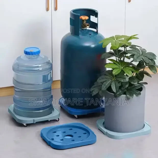 Gas Bottle Shelf for Outdoor Use Robust Plant Mobile Stand