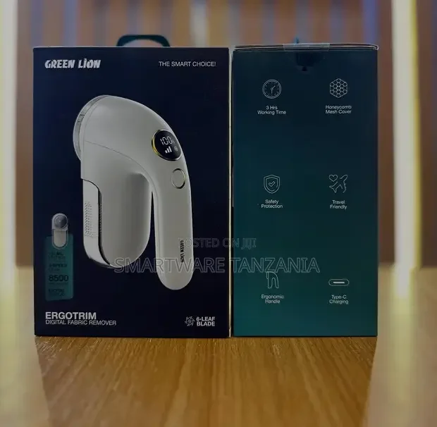 Green Lion Ergotrim Digital Fabric Shaver With Safety Features