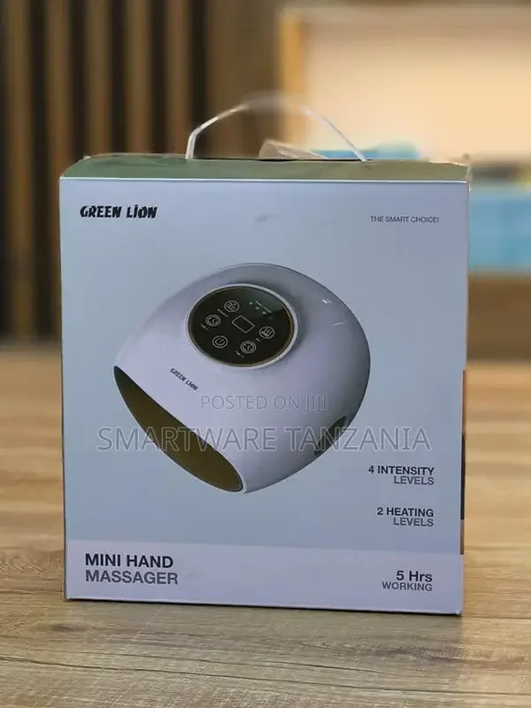 Green Lion Mini Hand Massager 4 Intensities, 2 Heat Levels
