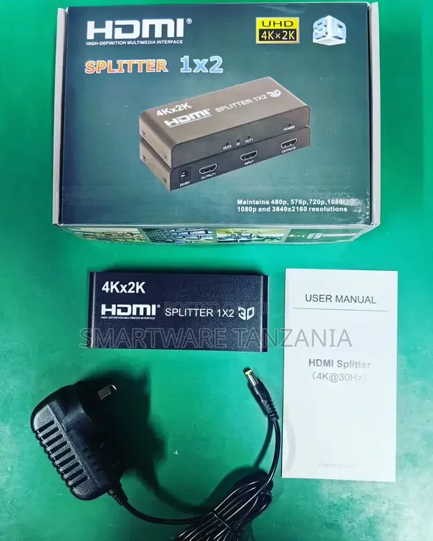 Hdmi Splitter - Video Audio on 2 Hdmi Displays Simultaneously