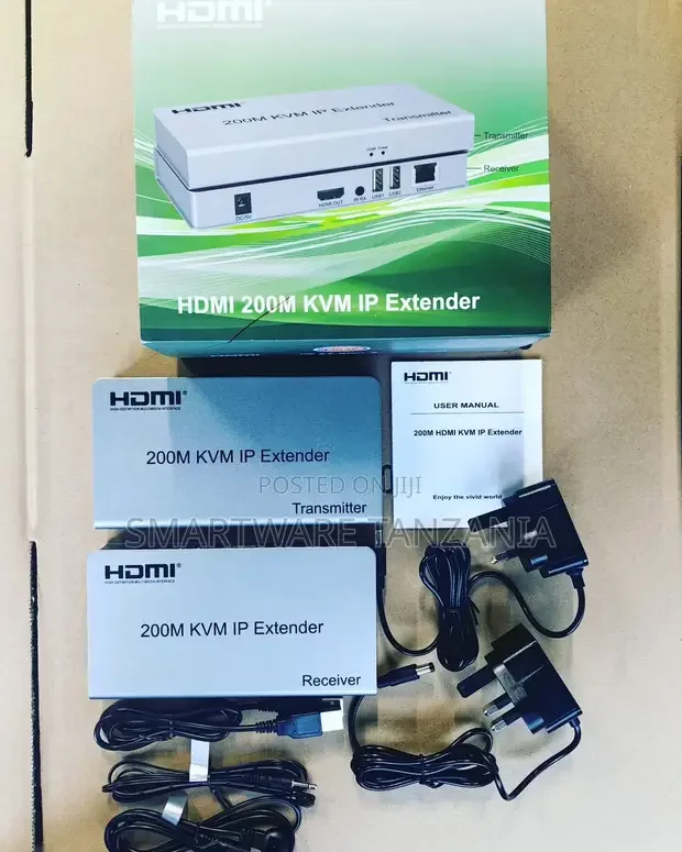 Hdmi Usb KVM Extender Up to 200m Over TCPIp, Supports H.264, Ir