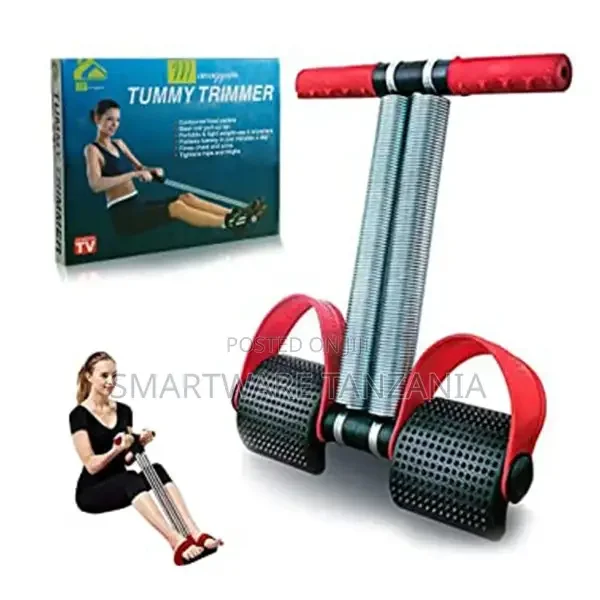 Highly Elastic Steel Double Spring Tummy Trimmer Exerciser