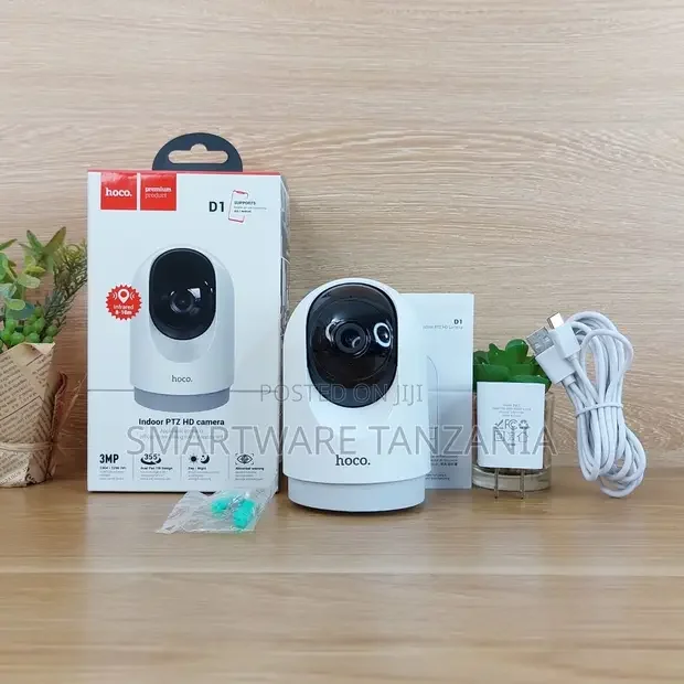 Hoco D1 Indoor PTZ Security Camera 3mp Wifi 355 Degree Night Vision