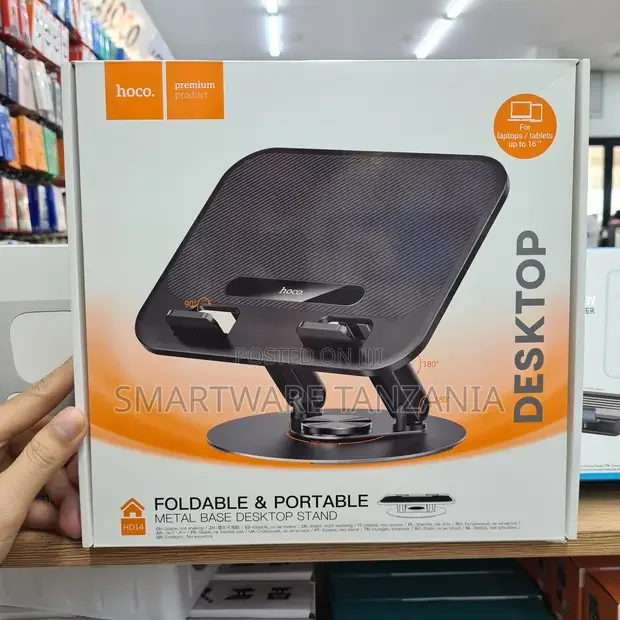 Hoco Hd14 Foldable Metal Base Desktop Stand Up to 16in