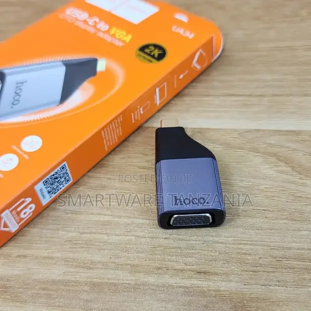 Hoco Ua34 Usb-C to Vga Adapter Resolution Compact Aluminum Design