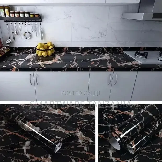 Home Marble Peel and Stick Wallpaper Roll Self-Adhesive