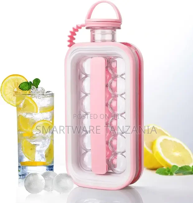 Ice Cube Trays 2 In 1 Portable Ice Ball Maker Kettle