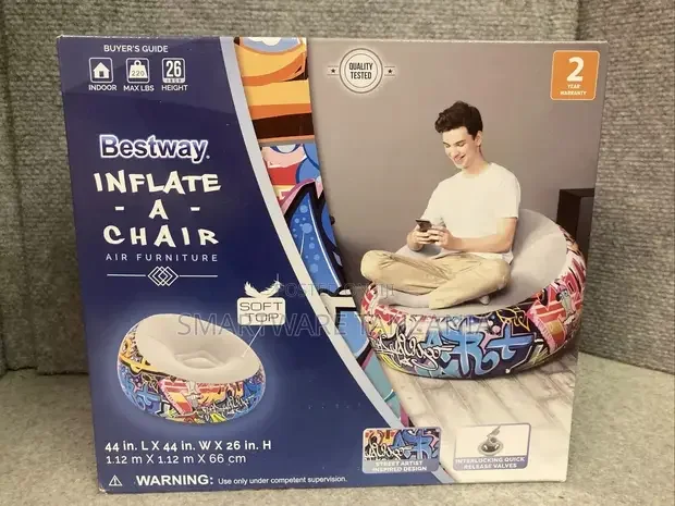 Inflatable Indoor Chair Bench, Folding Chair, Game Lounger
