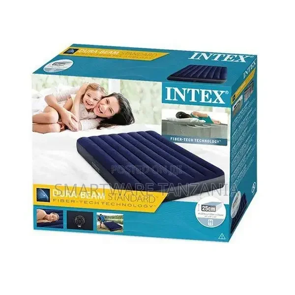 Intex Camping Air Bed Air Mattress+ Electric Pump
