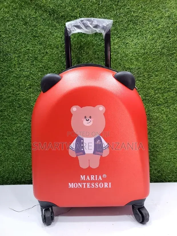 Kids Stylish Light 360 Rotating Wheels Polyester Luggage Bag