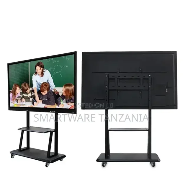 100 Inch LCD LED FlatCurved Panel Screen Tvs, Tilt TV Cart