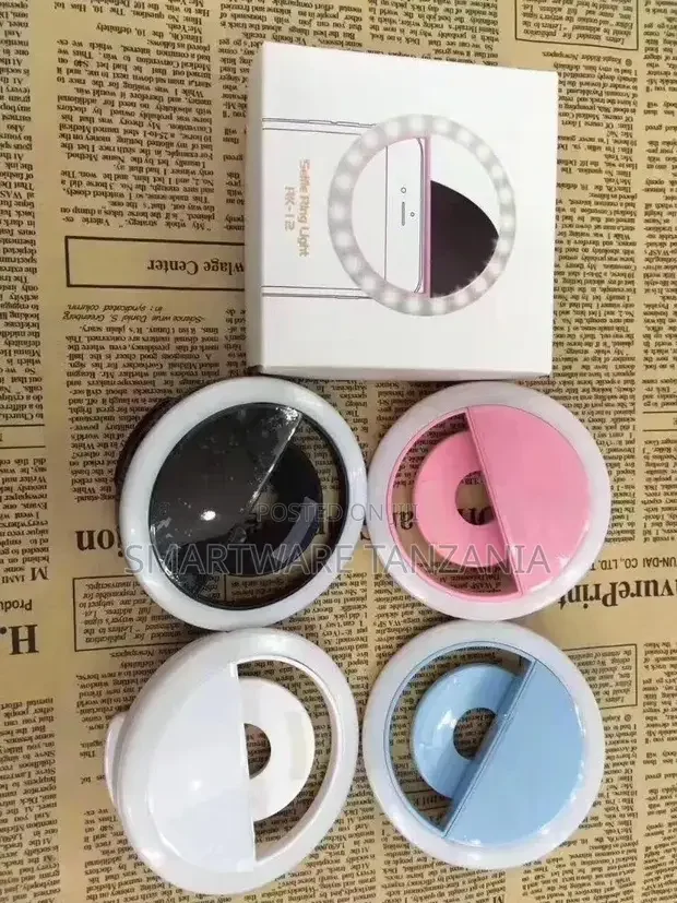 LED Ring Selfie Light USB Rechargeable Rings Selfies Camera