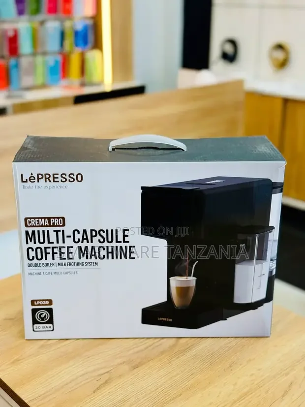 Lepresso Crema Pro Coffee Maker - Brews Nespresso Dolce Gusto