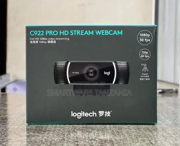 Logitech C922 Pro Stream Webcam HD 1080p 30fps HD 720p 60fps