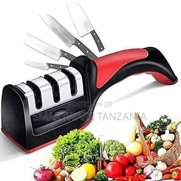 Manual Knife Sharpener 3 Stage Sharpening Tool For Kitchen