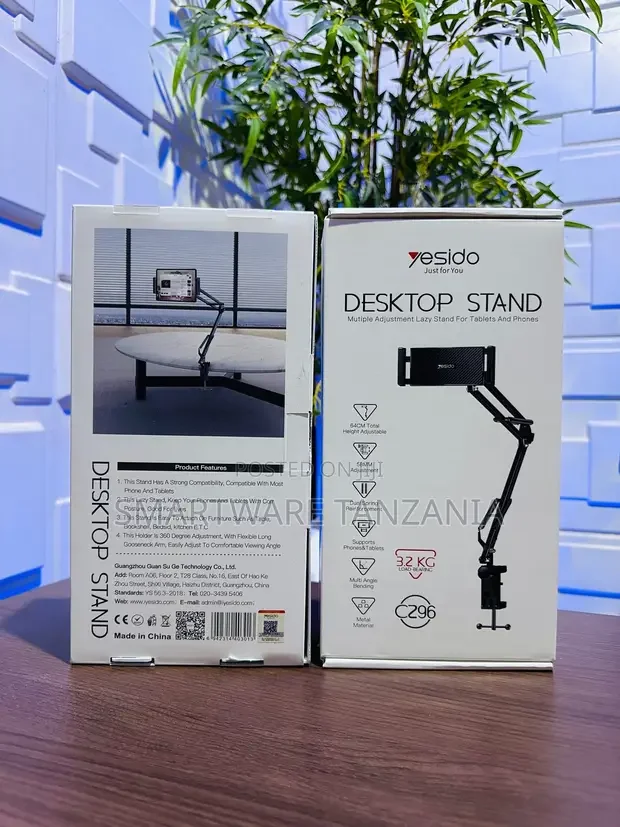 Metal Desktop Holder For PhoneTablet 360° Full Rotation