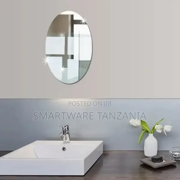 Mirror Wall Stickers, HD Mirror Tiles Self Adhesive Frameles