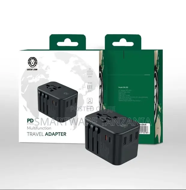 Multifunction Travel Adapter ( 3 USB Port  2 USB-C ) PD 20W